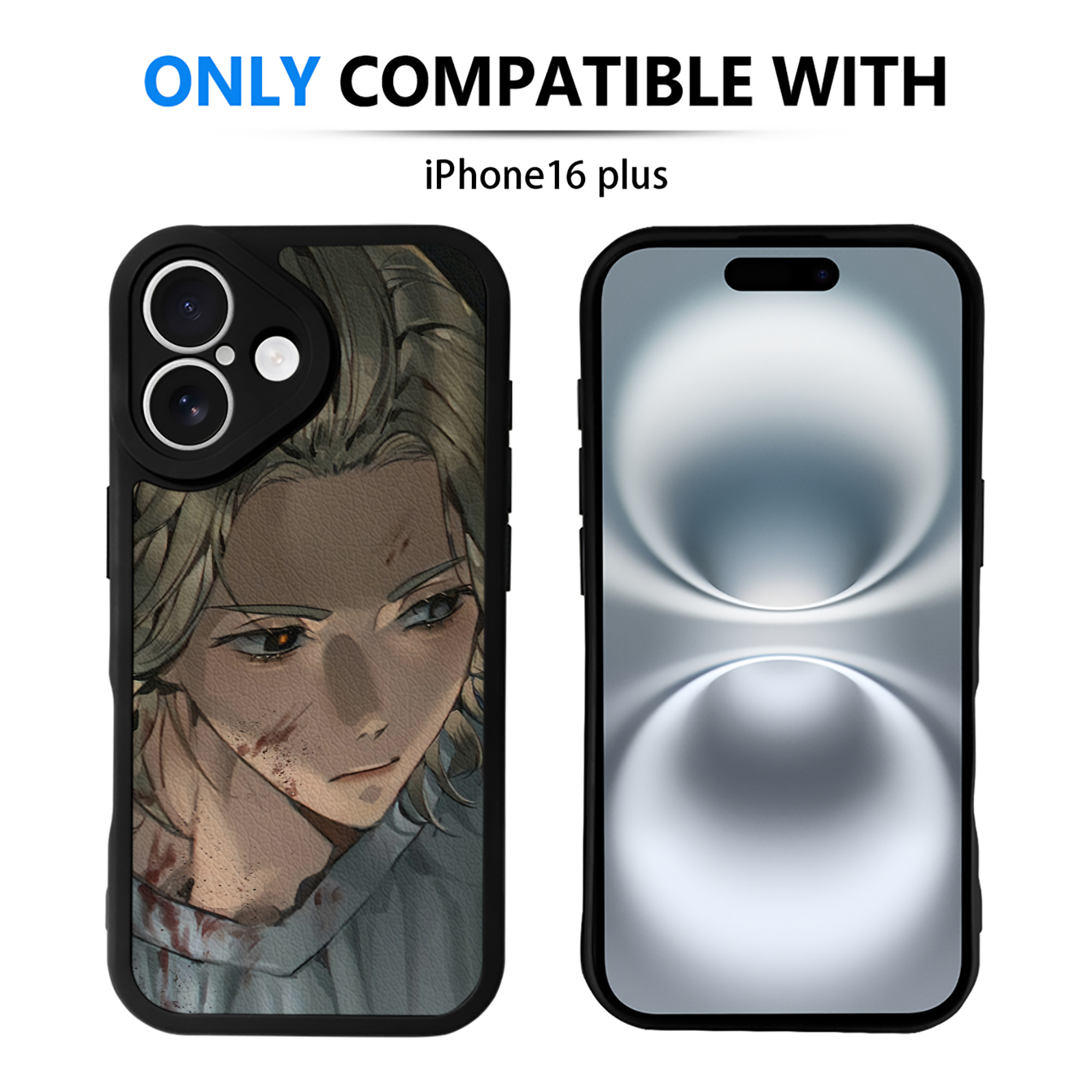 （画像用） 東京リベンジャーズ Tokyo Revengers 【iPhone 16シリーズ対応】シリコンスマホケース（レザー調） 材質：シリコン